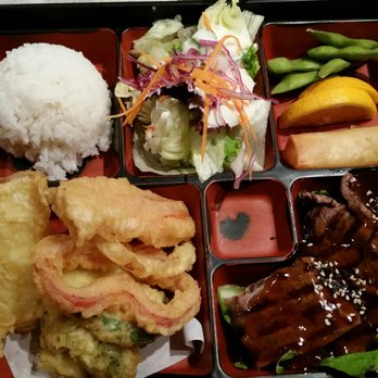 Hanabi Sushi - Bento box - tempura & teriyaki beef - Sushi Bars Near Me - Martinez, California Hanabi Sushi - Bento box - tempura & teriyaki beef - Sushi Bars Near Me - Martinez, California