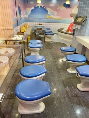 Modern Toilet Theme Restaurant by null