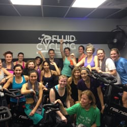 Fluid Cycling - A post workout gang at FLUID Cycling!!