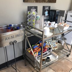Avalon Chiropractic - Cute refreshments for patients in the reception area.