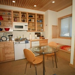Ashland Creek Inn - Kitchen in the Copenhagen room.