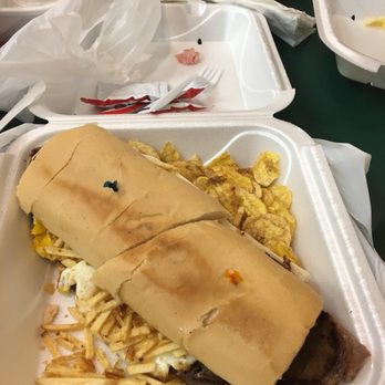 Miwi Cafe - Steak and egg sandwich - Cuban Near Me - Miami, Florida