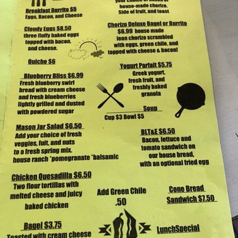 Nessa's Cafe - Menu - Coffee & Tea Near Me - Las Cruces, New Mexico