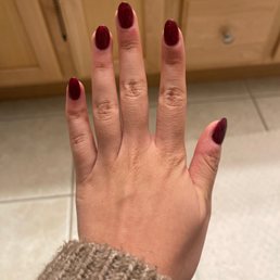 Nancy did my nails and was great. She was quick and so nice. She did a great job. Highly recommend. It was first time getting acrylics
