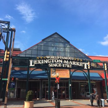 Faidley's Seafood - Lexington Market entrance - Seafood Markets Near Me - Baltimore, Maryland