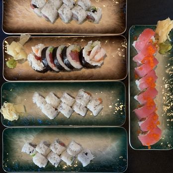 Sushi Raku - Cherry Blossom Roll, Crazy Horse Roll, Negihama Roll, Sake Roll - Japanese Near Me - Concord, California