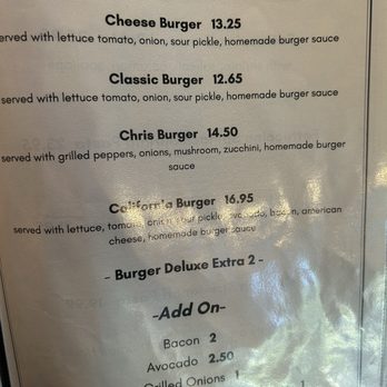 Chris Restaurant - Menu - Polish Near Me - Stroudsburg, Pennsylvania