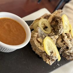 La Baja - Oyster mushrooms and a lemongrass dipping sauce