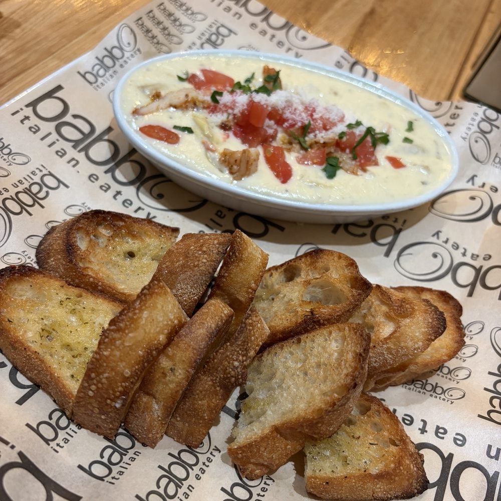 Babbo Italian Eatery - Artichoke, Shrimp, & Crab Dip-Artichoke - Italian Near Me - Surprise, Arizona