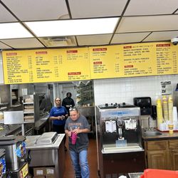 Ward's Fast Foods of Lumberton - The team and the counter area. They are friendly and made it special