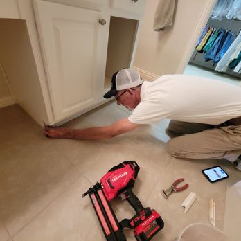 Dry Force Water Removal Specialists - New toe kick plate installed. Hides holes. - Damage Restoration Near Me - Frisco, Texas Dry Force Water Removal Specialists - New toe kick plate installed. Hides holes. - Damage Restoration Near Me - Frisco, Texas