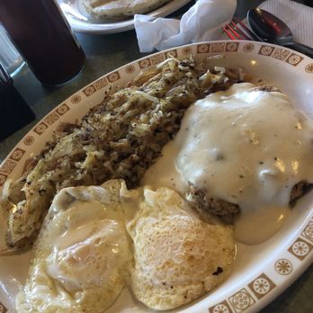 Country Boys Restaurant - Chicken Fried Steak, hash browns, eggs, and pancakes . Biscuits not pictured. - Breakfast & Brunch Near Me - Phoenix, Arizona Country Boys Restaurant - Chicken Fried Steak, hash browns, eggs, and pancakes . Biscuits not pictured. - Breakfast & Brunch Near Me - Phoenix, Arizona