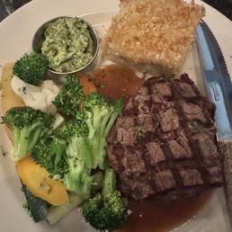 Filet with chimichurri and the most delicious potatoes!! Filet with chimichurri and the most delicious potatoes!!