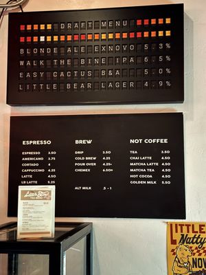 Menu photo 2 Little Bear Coffee Albuquerque, NM
