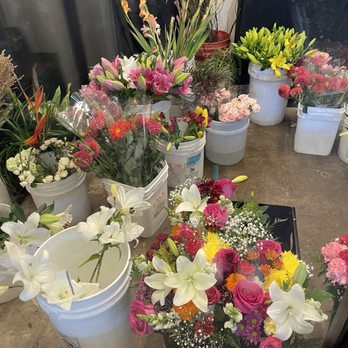 Commerce Flowers - Refrigerated section, small bouquet in the front - Florists Near Me - City Of Commerce, California