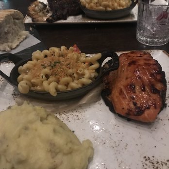 J Gilbert's - Wood fired salmon, lobster mac(not good) , Yukon potatoes - Bars Near Me - Omaha, Nebraska J Gilbert's - Wood fired salmon, lobster mac(not good) , Yukon potatoes - Bars Near Me - Omaha, Nebraska