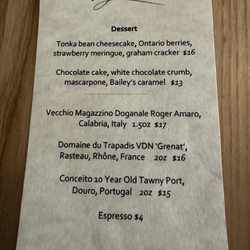 Wynona - Menu 8/6/24