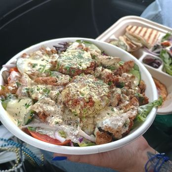 Yalla Shawarma - Shawarma bowl + chicken. - Food Trucks Near Me - Santa Fe, New Mexico