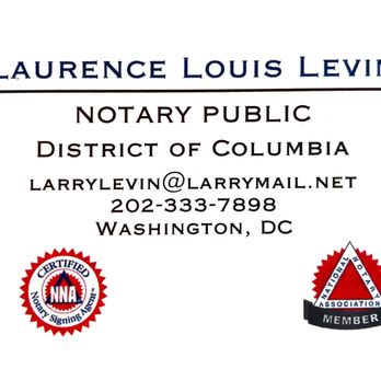 Laurence L Levin DC Mobile Notary - Notaries Near Me Laurence L Levin DC Mobile Notary - Notaries Near Me
