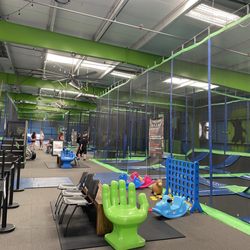Rare Air Trampoline Park - Right court and back court