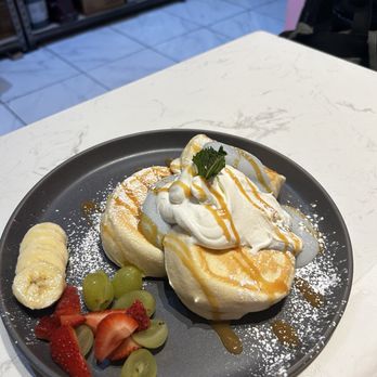 Hanabusa Cafe - Taro Pancake - Pancakes Near Me - Chicago, Illinois Hanabusa Cafe - Taro Pancake - Pancakes Near Me - Chicago, Illinois