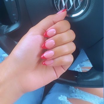 Maitland Nails & Spa - French manicure dip done by Tina - Nail Salons Near Me - Maitland, Florida Maitland Nails & Spa - French manicure dip done by Tina - Nail Salons Near Me - Maitland, Florida