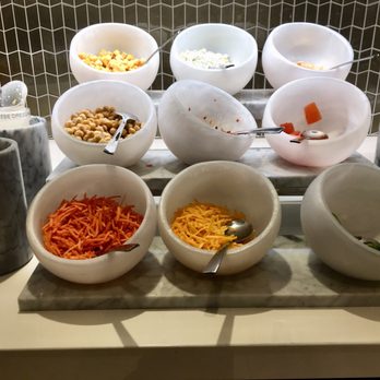 United Polaris Lounge - Salad bar - Airport Lounges Near Me - Houston, Texas