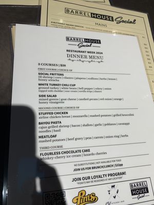 Menu photo 5 Barrel House Social La Grange, IL