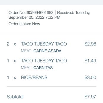 El Ranchero - 45 minutes later, only after asking why it wasn't ready at 7:58 as promised. - Mexican Near Me - Alta Loma, California El Ranchero - 45 minutes later, only after asking why it wasn't ready at 7:58 as promised. - Mexican Near Me - Alta Loma, California