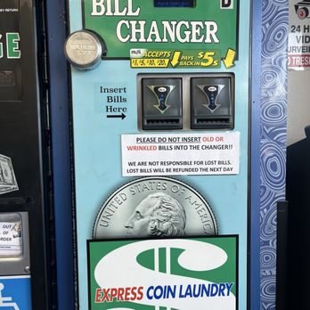 Express Coin Laundry - Bill changer - Laundromat Near Me - Whittier, California Express Coin Laundry - Bill changer - Laundromat Near Me - Whittier, California