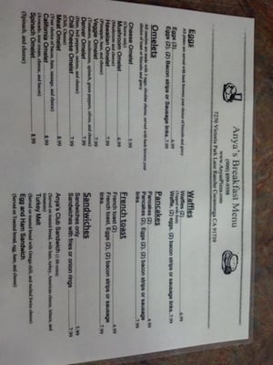 Menu photo 6 Anya's Pizza Rancho Cucamonga, CA