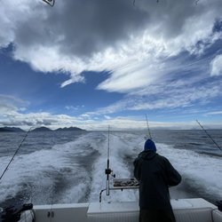 North Country Halibut Charters - Heading from one spot to the other.