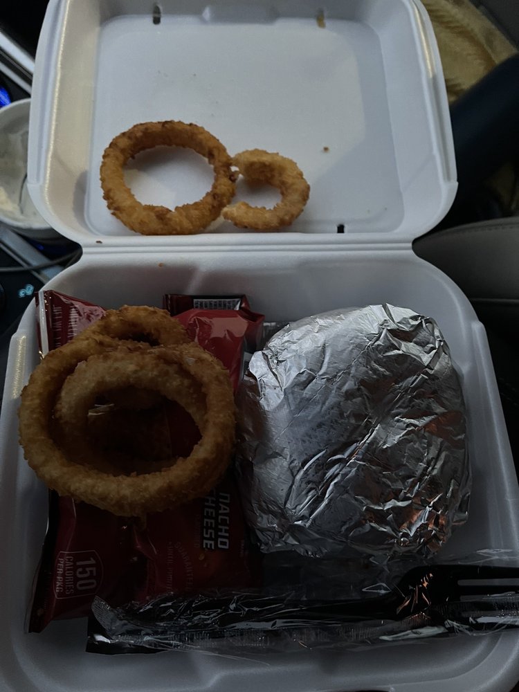 Food from Cook Out
