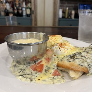 Fleur De Lis - Eggs Florentine - Breakfast & Brunch Near Me - New Orleans, Louisiana Fleur De Lis - Eggs Florentine - Breakfast & Brunch Near Me - New Orleans, Louisiana