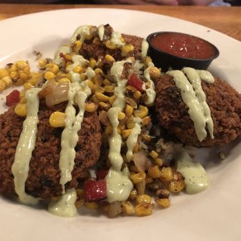 Finnigan's Wake Irish Pub - Black bean cakes. - Irish Near Me - Winston-Salem, North Carolina Finnigan's Wake Irish Pub - Black bean cakes. - Irish Near Me - Winston-Salem, North Carolina
