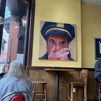 Berkeley Perk Cafe - Lovely painting inside - Sandwiches Near Me - Boston, Massachusetts