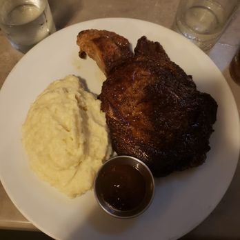 Rare 125 - Ribeye with mashed potatoes - Steakhouses Near Me - San Juan, Puerto Rico Rare 125 - Ribeye with mashed potatoes - Steakhouses Near Me - San Juan, Puerto Rico