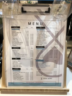 Menu photo 4 Cafe Bono Coquitlam, BC Menu photo 4 Cafe Bono Coquitlam, BC