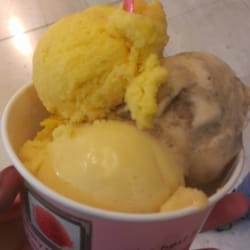 Joe Delucci's - Passion fruit, mango, and tiramisu