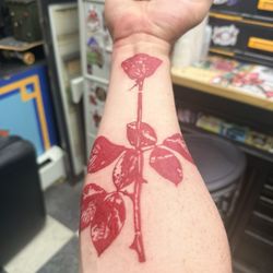 Lowell Ink - Completed tattoo done in 1.5 hrs, exactly, from the moment I stepped in the door until I took this photo.