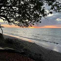 D’Landing Restaurant - Beautiful sunset view from their patio.