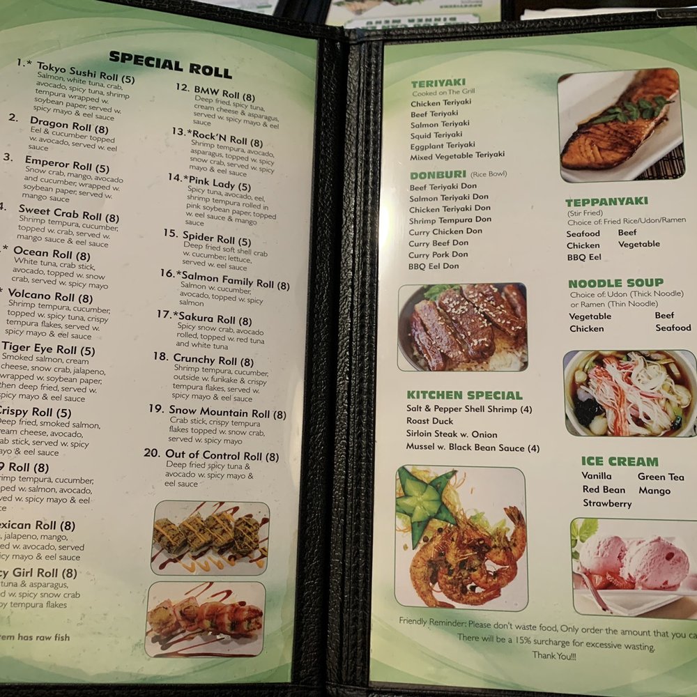 Tokyo Sushi - Menu - Sushi Bars Near Me - Brooklyn Park, Minnesota Tokyo Sushi - Menu - Sushi Bars Near Me - Brooklyn Park, Minnesota
