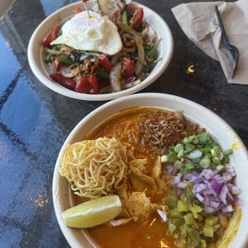 Thai Street - Khao Soi plus a Thai rice bowl - Thai Near Me - Red Lion, Pennsylvania