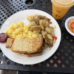 Eggs and toast Eggs and toast