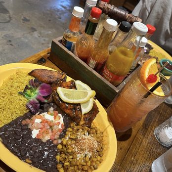 Wylie and Rum - Tiki Salmon. - Caribbean Near Me - Atlanta, Georgia