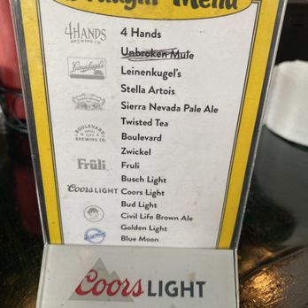 Drifters Eats & Drinks - Beer Menu - American Near Me - Grafton, Illinois