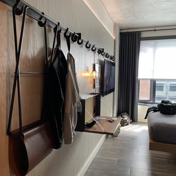 Moxy Seattle Downtown - Inside of hotel room - Hotels Near Me - Seattle, Washington