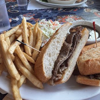 Chart Room Restaurant - French dip w super krisoy fries and tasty coleslaw! - Seafood Near Me - Crescent City, California Chart Room Restaurant - French dip w super krisoy fries and tasty coleslaw! - Seafood Near Me - Crescent City, California