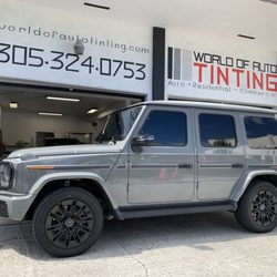 Mercedes Benz G550 with SunTek Evolve 15 front and Evolve 70 back, sunroof & windshield / window tinting.