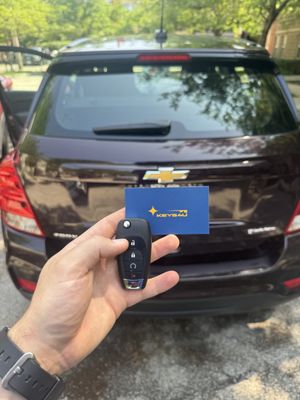 Car Key Replacement – On-Site Service - Customer lost their car key, and our Keys4U Locksmith technician arrived quickly to cut and program a new key on-site. The process was completed in under 30 minutes, and the customer was back on the road fast. We provide reliable service for all car makes and models, including push-to-start fobs and remotes. Car Key Replacement – On-Site Service - Customer lost their car key, and our Keys4U Locksmith technician arrived quickly to cut and program a new key on-site. The process was completed in under 30 minutes, and the customer was back on the road fast. We provide reliable service for all car makes and models, including push-to-start fobs and remotes.